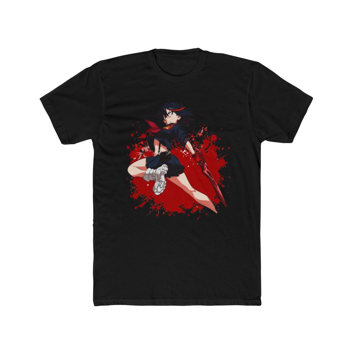 Kill La Kill Ryuko Matoi and Senketsu White T Shirt - alternate angle 3, merchandise
