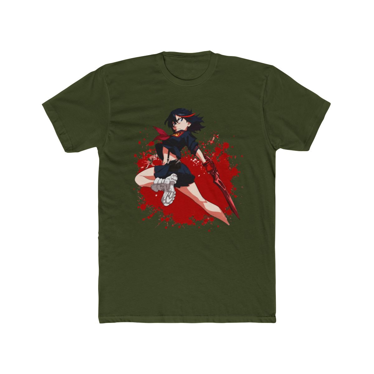 Kill La Kill Ryuko Matoi and Senketsu White T Shirt - alternate angle 5, merchandise