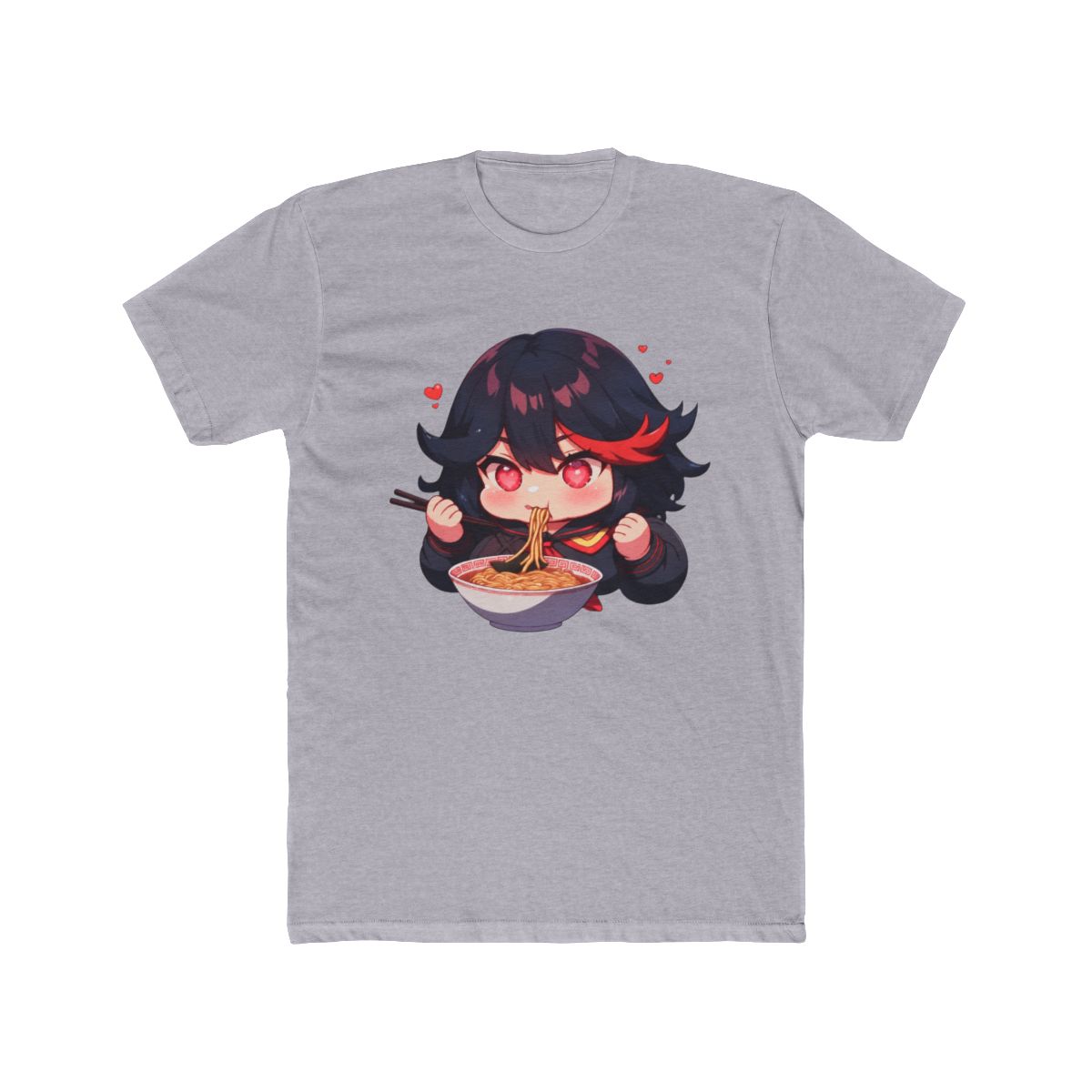 Ryuko Matoi Kill La Kill Ramen Chibi With Heart Eyes T Shirt