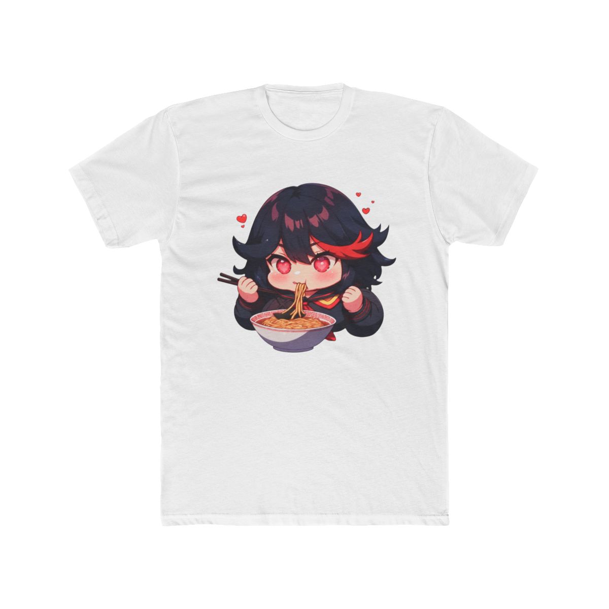 Ryuko Matoi Kill La Kill Ramen Chibi With Heart Eyes T Shirt - Official T-Shirts merchandise