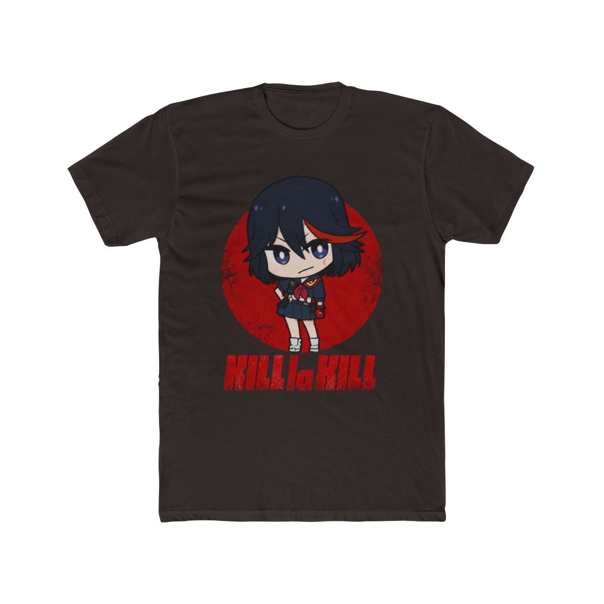 Kill La Kill Chibi Ryuko Matoi Adult Black Short Sleeve T Shirt -3XL - alternate angle 2, merchandise